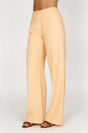 Women's Meshki Adina Linen Pants Mango Australia | E7J-9100