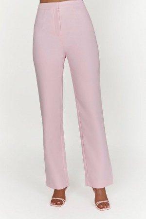 Women's Meshki Allanah Straight Leg Pants Pink Australia | N1Q-1795