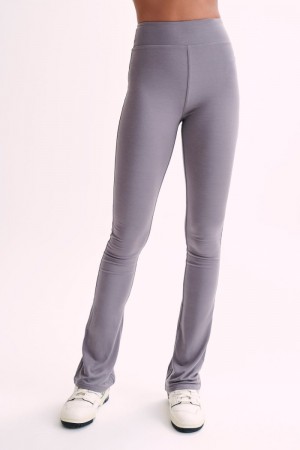 Women's Meshki Sabrina Modal Straight Leg Pants Grey Australia | B9H-8571