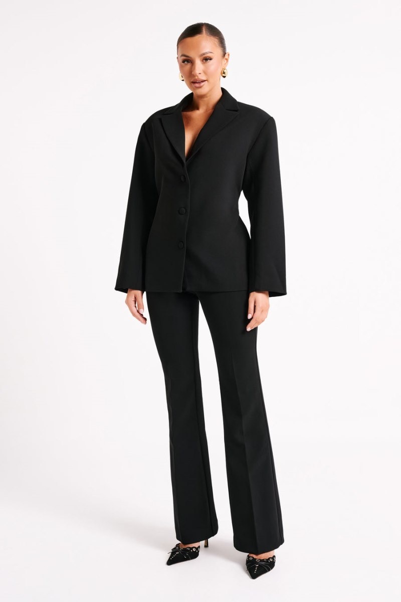 Women's Meshki Addie Suiting Blazers Black Australia | B7Q-9486