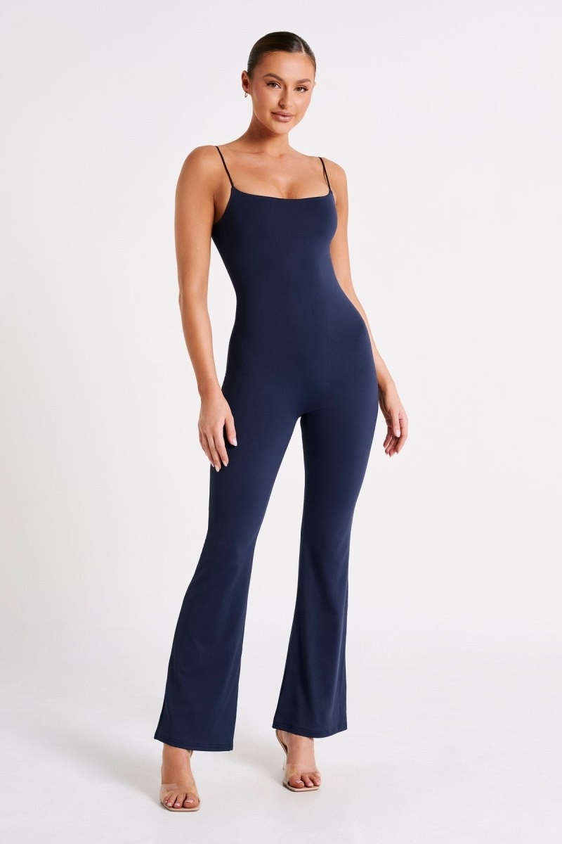 Women\'s Meshki Adelaide Recycled Nylon Jumpsuit Navy Australia | C5D-2284