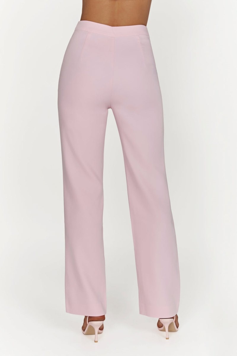 Women's Meshki Allanah Straight Leg Pants Pink Australia | N1Q-1795