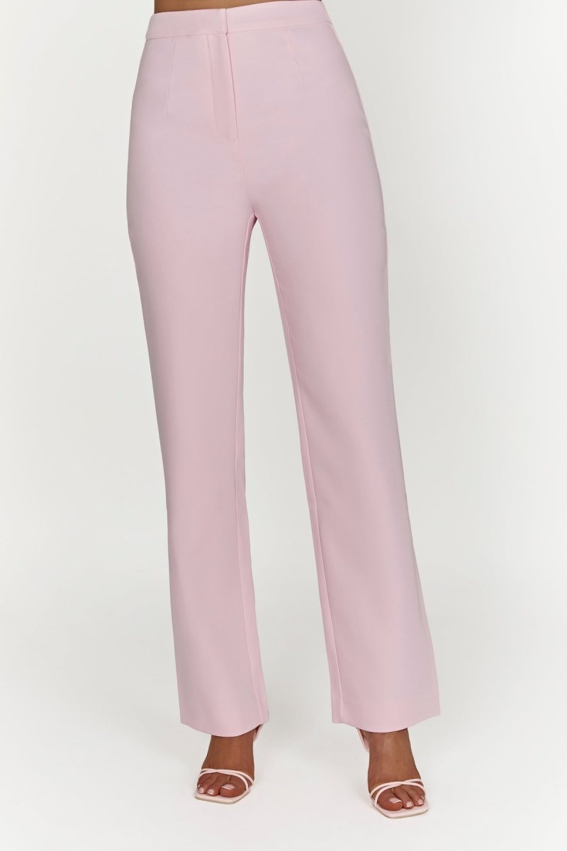 Women\'s Meshki Allanah Straight Leg Pants Pink Australia | N1Q-1795