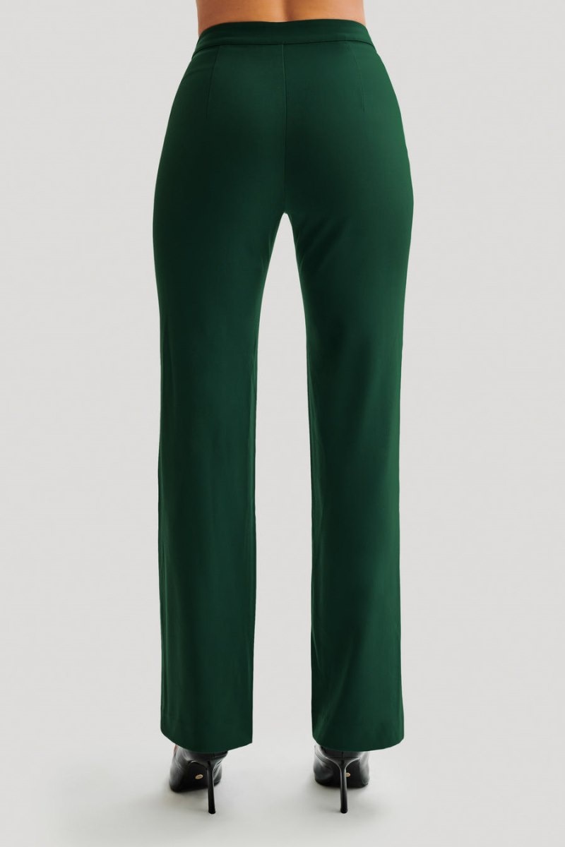 Women's Meshki Allanah Straight Leg Pants Green Australia | G2G-0667