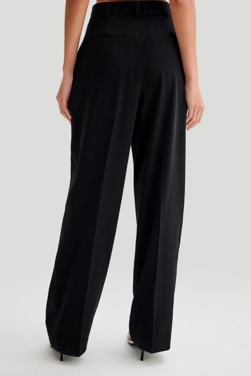 Women's Meshki Amelie Suiting Straight Leg Pants Black Australia | P7O-7525