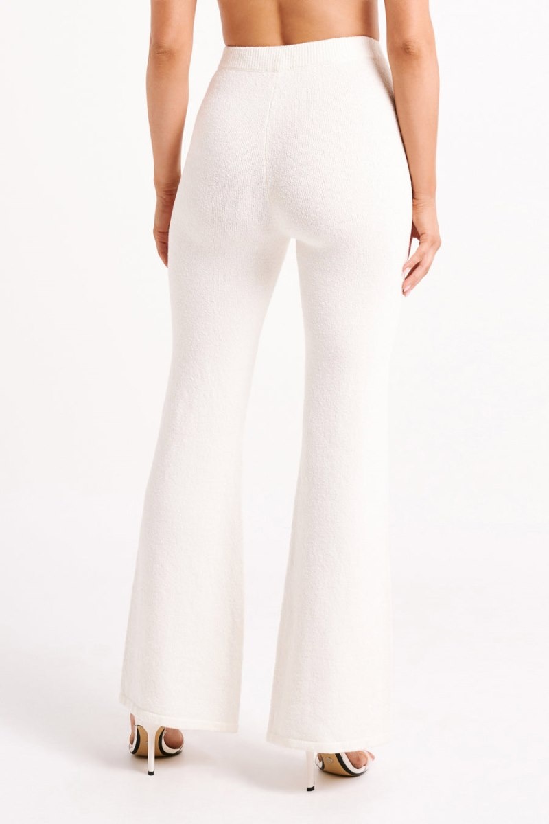 Women's Meshki Angelina Knit Pants White Australia | M0B-5934