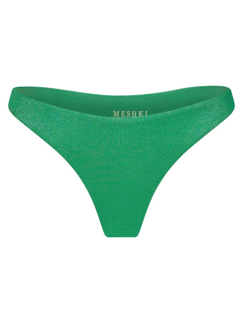 Women's Meshki Bambi Cheeky Cut Bikini Bottoms Bikinis Green Australia | P5X-5549