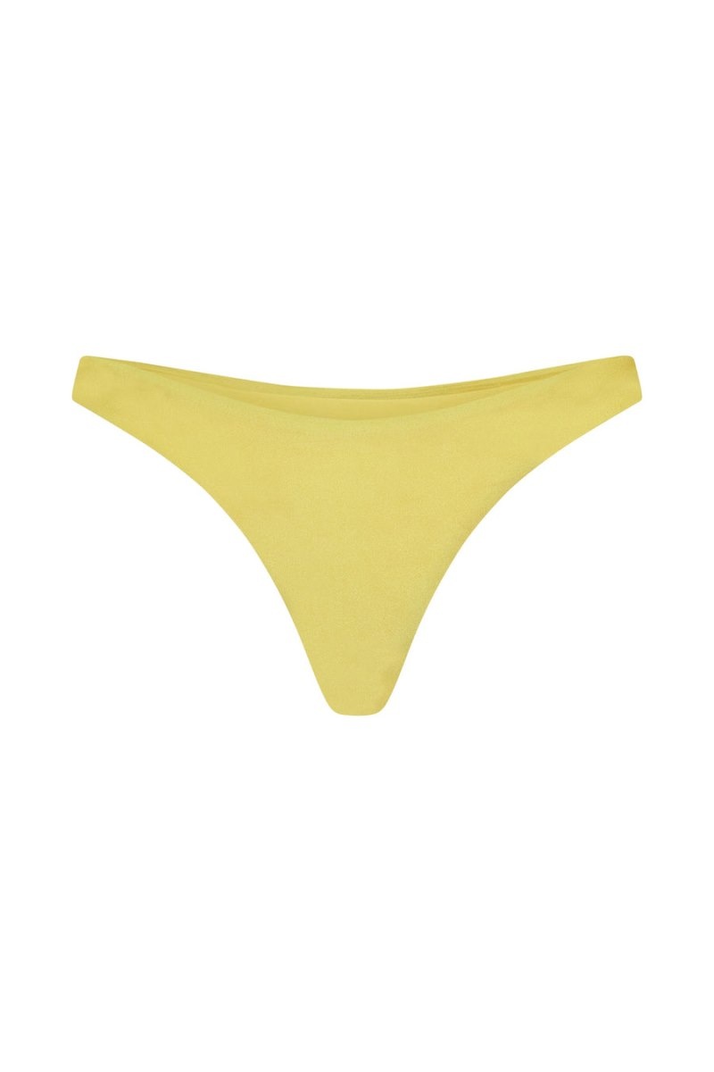 Women's Meshki Bambi Cheeky Cut Bikini Bottoms Bikinis Yellow Australia | I4Y-6381