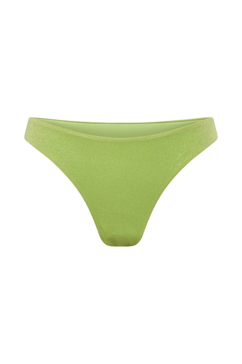 Women's Meshki Bambi Cheeky Cut Bikini Bottoms Bikinis Lime Australia | U7K-4200