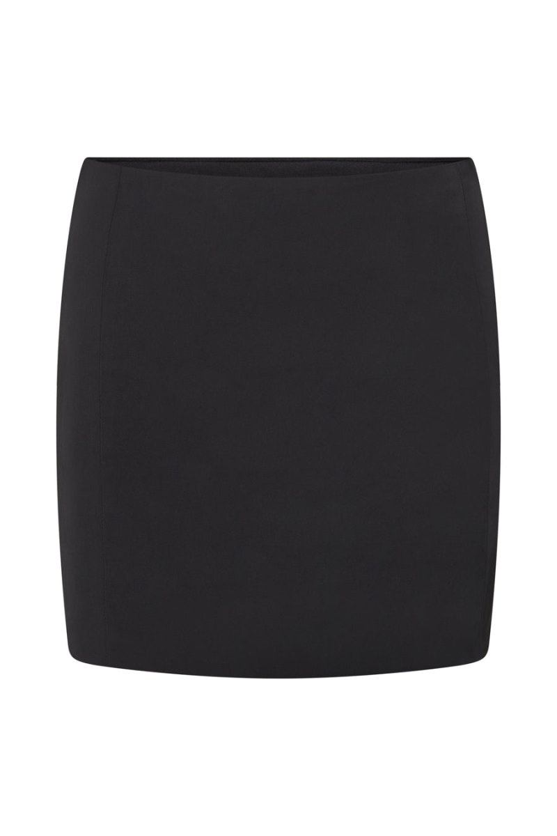 Women's Meshki Briony Low Rise Mini Skirts Black Australia | Q6Y-4744