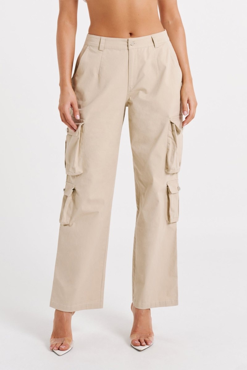 Women\'s Meshki Clea Cargo Pants Khaki Australia | I3Y-6645