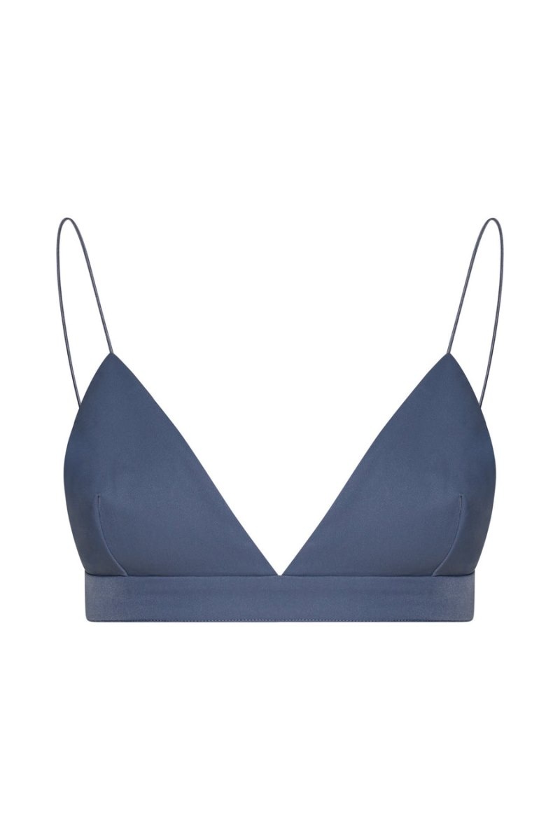 Women's Meshki Cynthia Triangle Bralettes Blue Australia | A2B-7451