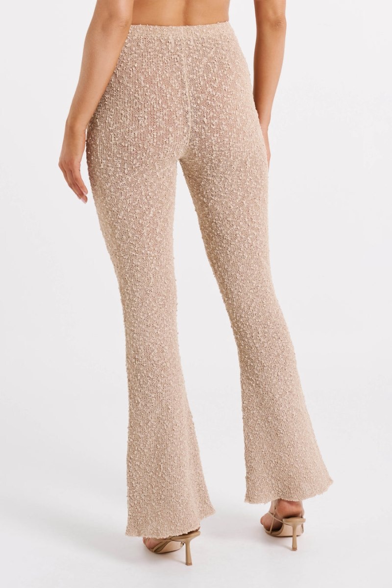 Women's Meshki Irma Flared Boucle Pants White Australia | E2M-7189