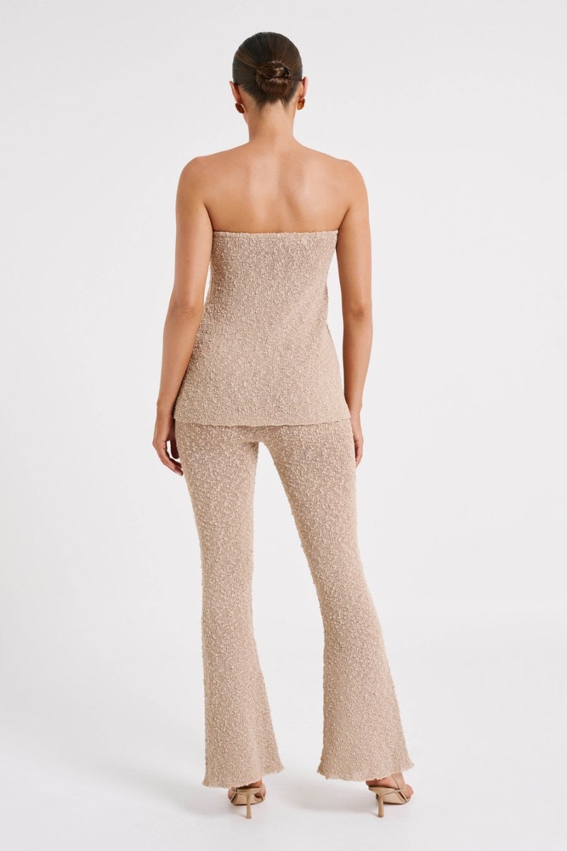 Women's Meshki Irma Flared Boucle Pants White Australia | E2M-7189