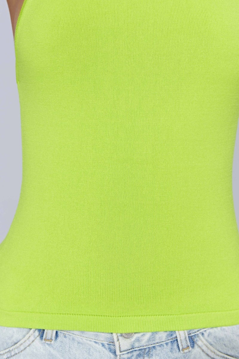 Women's Meshki Kelly Long Line Tops Green Australia | J9V-1265