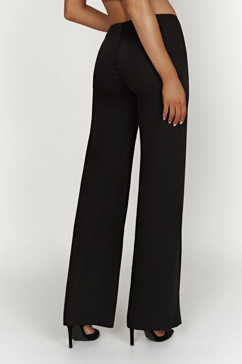 Women's Meshki Laurie Low Rise Suiting Pants Black Australia | P7H-7482