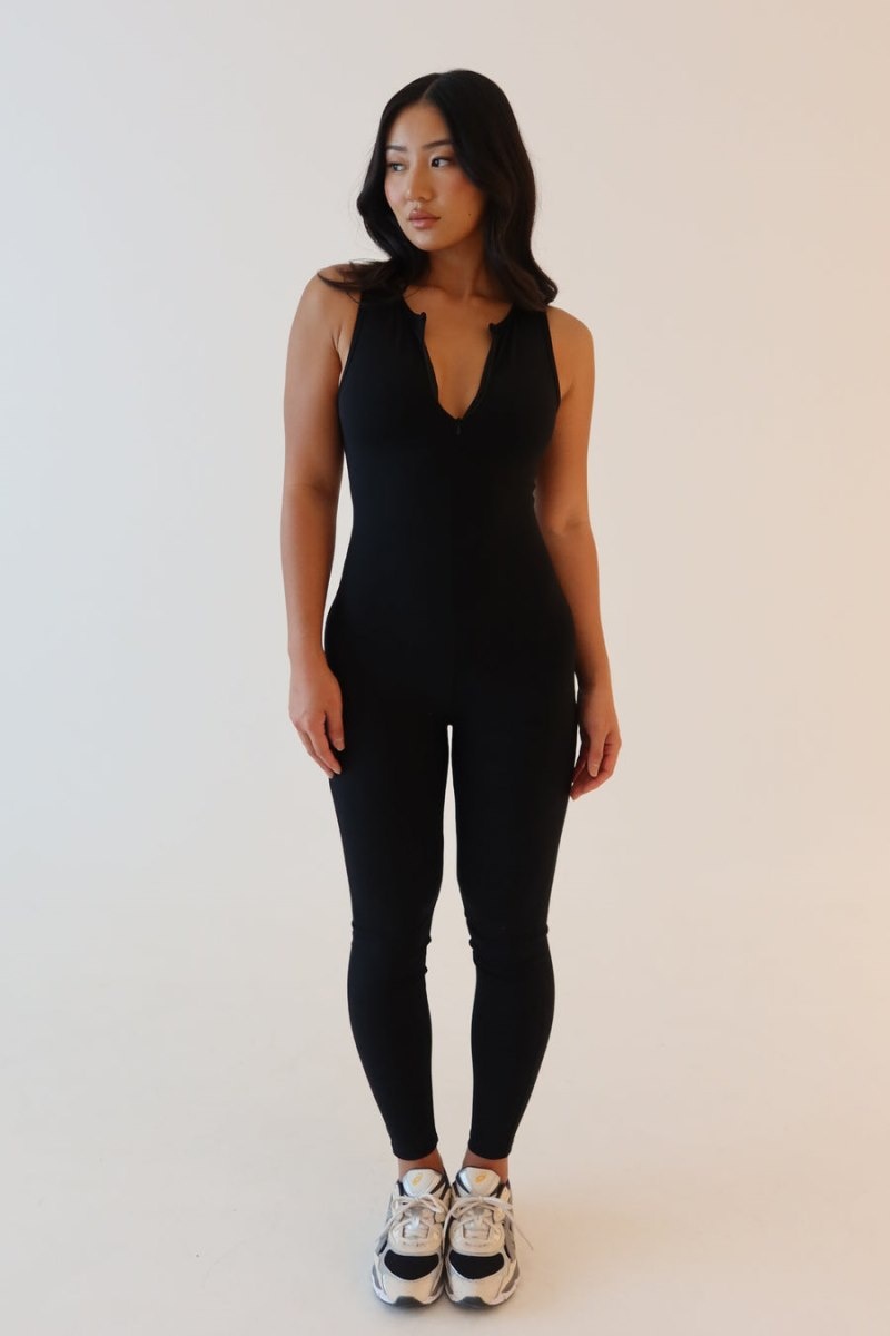 Women's Meshki Malone Sleeveless Jumpsuit Black Australia | Q0B-4418