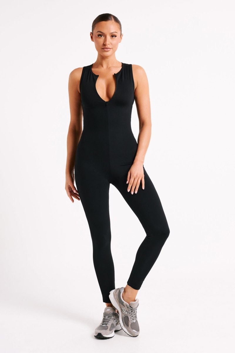 Women\'s Meshki Malone Sleeveless Jumpsuit Black Australia | Q0B-4418