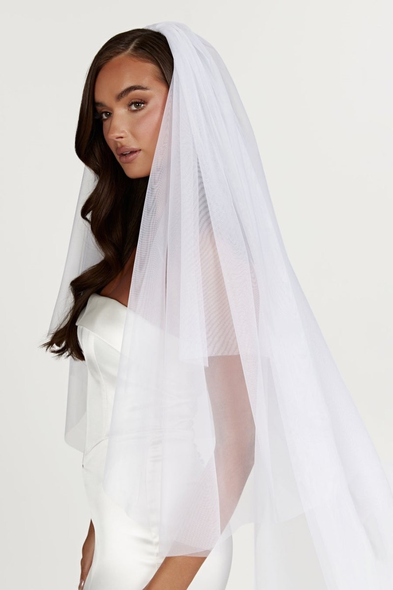 Women's Meshki Margareta Veil White Australia | L9Q-7020