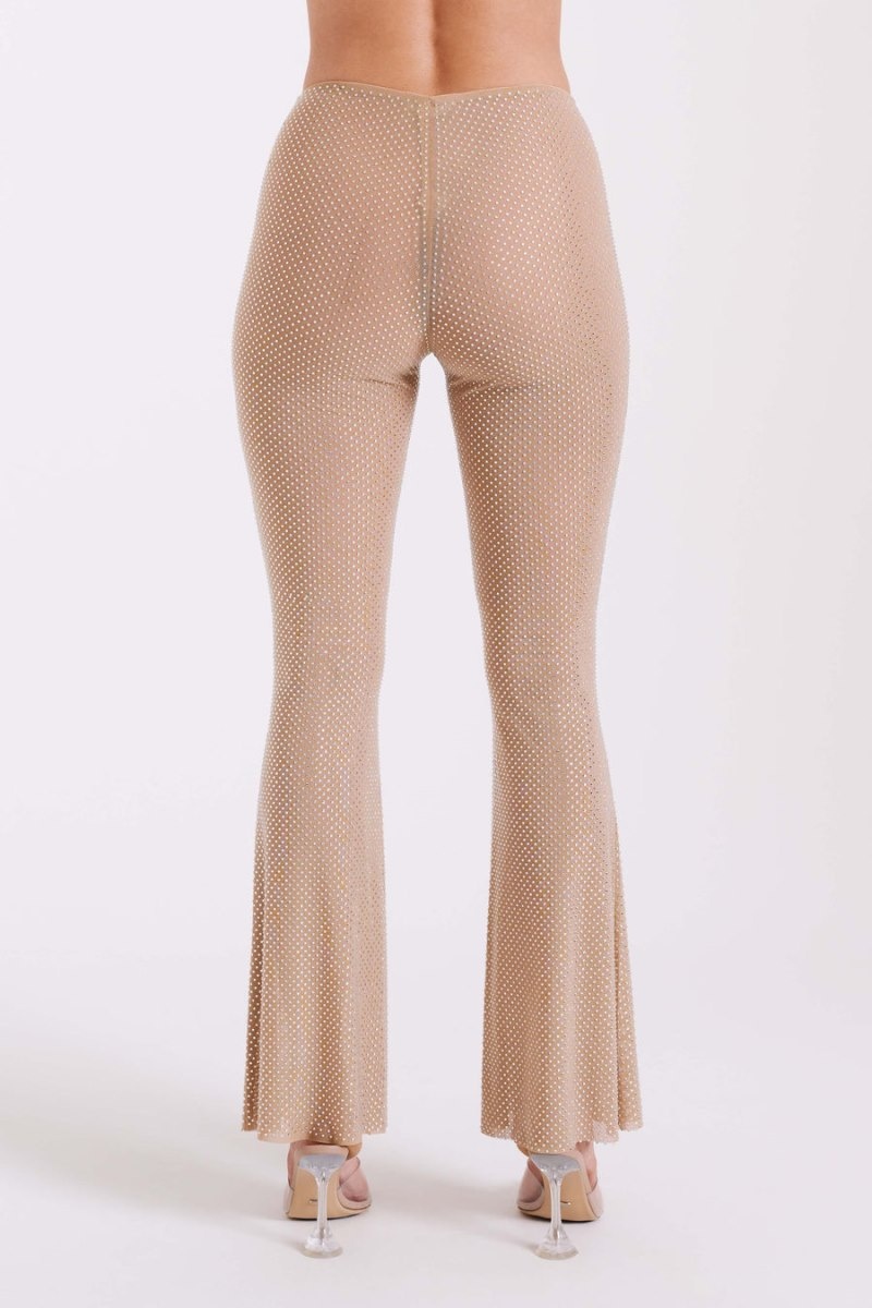 Women's Meshki Ophelia Diamante Skinny Leg Pants White Australia | E1B-2666