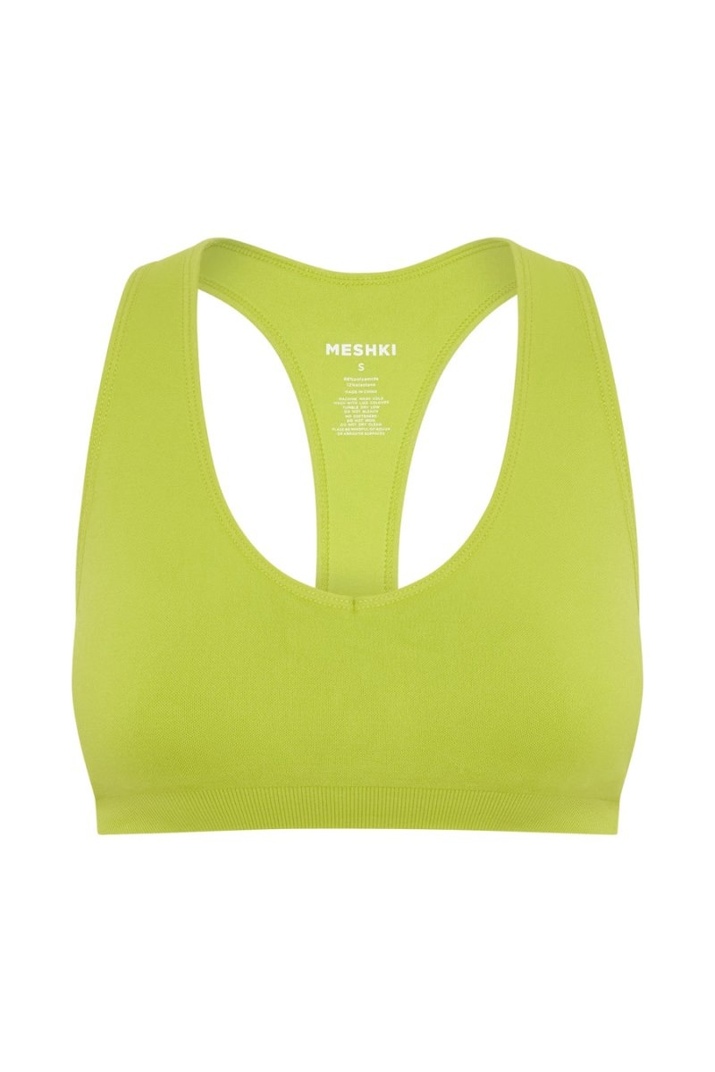 Women's Meshki Quinn Halter Longline Tops Light Green Australia | S5S-8819