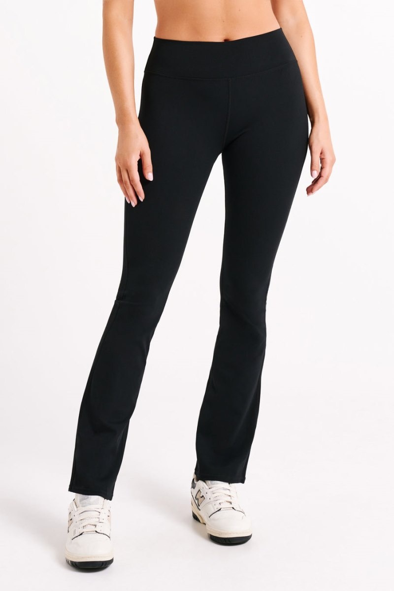 Women's Meshki Sherrie Yoga Pants Black Australia | T6S-6972