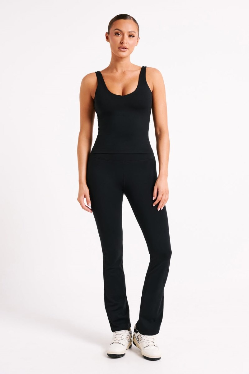 Women's Meshki Sherrie Yoga Pants Black Australia | T6S-6972