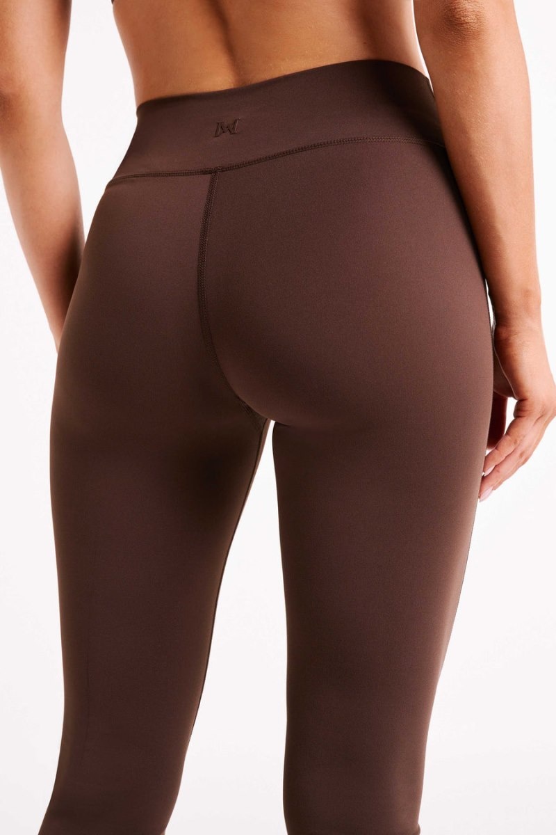 Women's Meshki Sherrie Yoga Pants Dark Chocolate Australia | F6N-8727