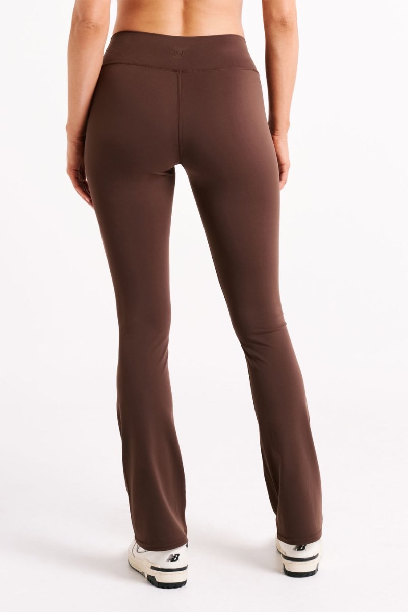 Women's Meshki Sherrie Yoga Pants Dark Chocolate Australia | F6N-8727