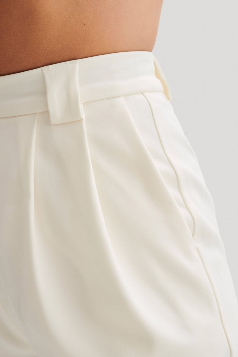 Women's Meshki Sigourney Suiting Shorts White Australia | L7I-6070