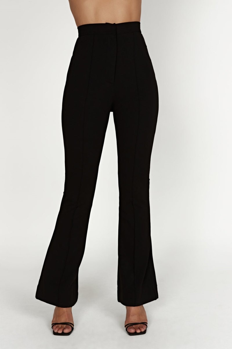 Women's Meshki Zendaya Highwaisted Flare Pants Black Australia | Q9U-0505