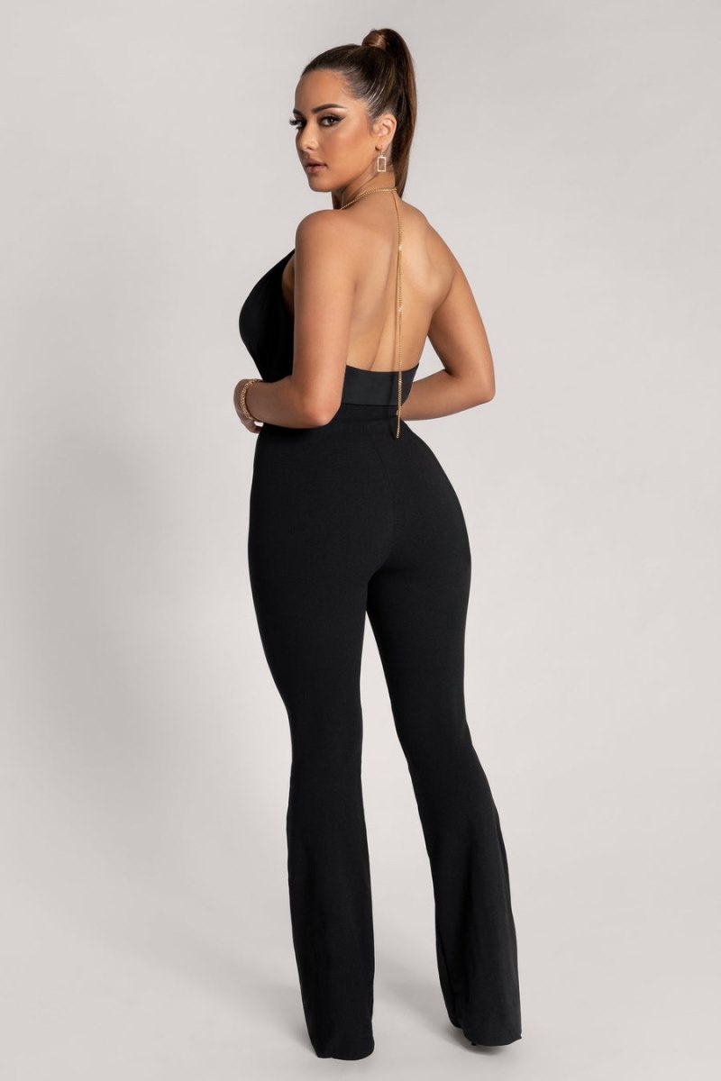 Women's Meshki Zendaya Highwaisted Flare Pants Black Australia | Q9U-0505